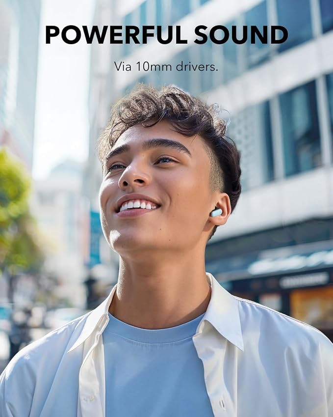 Soundcore P30i by Anker Noise Cancelling Earbuds, Hands-Free Viewing | Strong and Smart Noise Cancelling, Powerful Bass, 45H Playtime, 2-in-1 Case and Phone Stand, IP54, Bluetooth 5.4 - Image 5