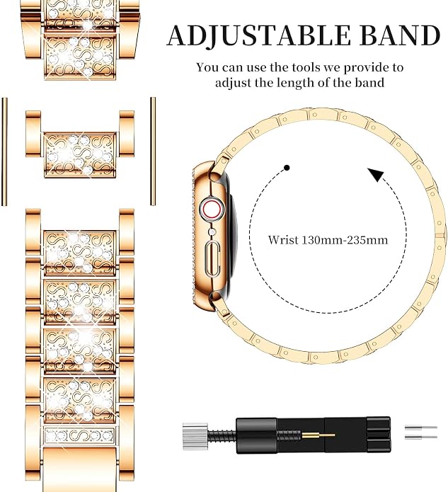 Mosonio Compatible with Apple Watch Band 38mm 40mm 41mm 42mm 44mm 45mm 46mm - Image 6
