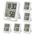 Geevon 6-Pack Mini Indoor Thermometer Hygrometer – Indoor Temperature & by GEEVON