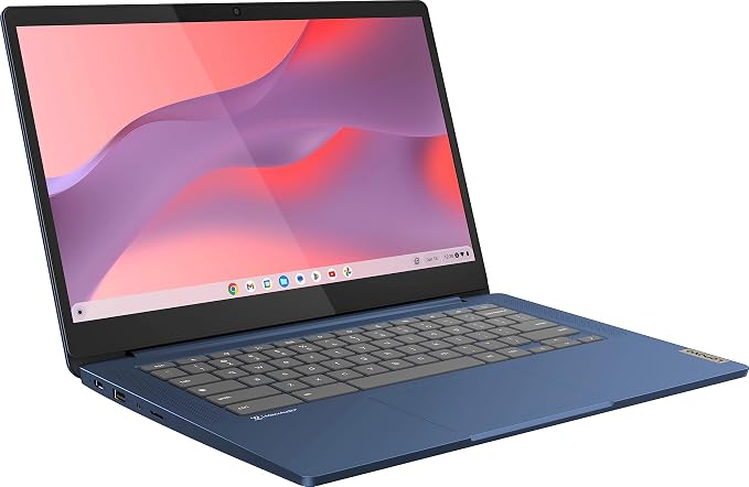 Lenovo Flagship Chromebook, 14'' FHD Touchscreen Slim Thin Light Laptop Computer, 8-Core MediaTek Kompanio 520 Processor, 4GB RAM, 64GB eMMC, WiFi 6,Chrome OS, Abyss Blue - Image 3