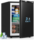 Erivess 2.1 Cu.ft Upright Freezer, Small Mini Freezer with 7 Temp Settings | Large Capacity, Energy Saving & Low Noise Free Standing Single open Door Mini Freezer for Home, Apartment, Garage, Dorms by Erivess