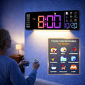 Hoifen Clock with Day and Date for Seniors, Remote Control, Night Light by Unknown