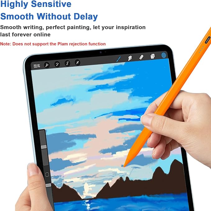 Stylus Pens for Touch Screens Power-Display Tablet Pen POM Tip Magnetic Digital - Image 6