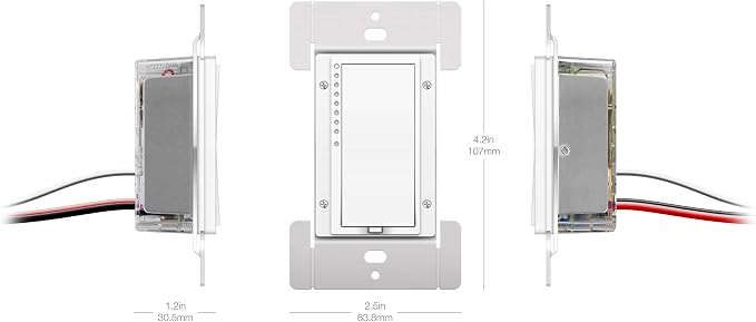 Insteon Smart Dimmer High Wattage Wall Switch, 1000 Watt, 2477DH - Image 4