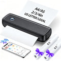 Portable Inkless Printer, Wireless Bluetooth Thermal Printer by KatsBeypg