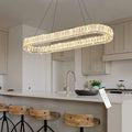 HAIXIANG LED Long Chandeliers for Dining Table Modern Chandelier Dimmable by HAIXIANG