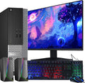 Dell OptiPlex Computer Desktop PC, Intel Core i5 3rd Gen 3.2 GHz, 16GB RAM, 2TB HDD, New 22 Inch LED Monitor, RGB Keyboard and Mouse, WiFi, Windows 11 Pro (Renewed) | Desktop Computer PC, i5 up to 3.6GHz, WiFi, HDMI, ARGB, Windows 11 Pro, Home or Offic... by Amazon+Renewed