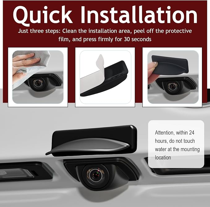 2026 New Backup Camera Rain Shield, Silicone Reverse Camera - Image 3