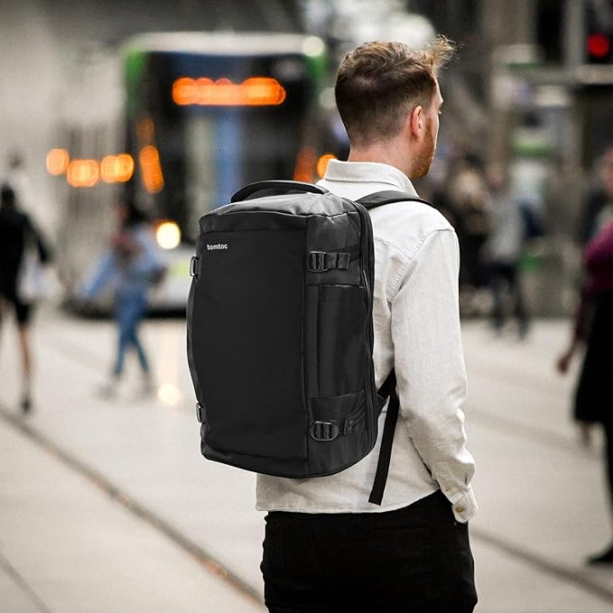 tomtoc Travel Backpack 40L, TSA Friendly Flight Approved Carry-on Luggage Hand - Image 8