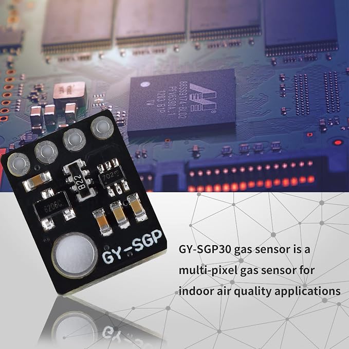 GY-SGP30 Gas Sensor, Air Quality Carbon Dioxide Formaldehyde Monitoring TVOC - Image 2