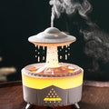 Raindrop Humidifier for Bedroom Large Room -Air Humidifiers and Aromatherapy Diffuser,Ultrasonic humidifier,Quiet humidifier with Ambient Light & 4 Timer,Waterless Auto Off (No remote control) by fuliyingAhealthierhome