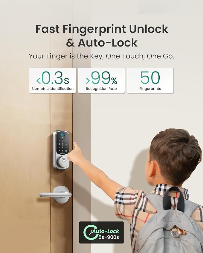 DESLOC B200 Fingerprint Smart Lock - Image 4