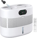 Reuseable Wick Evaporative Humidifier for Bedroom Quiet Healthy Baby Humidifier, No White Dust, Evaporative Humidifier Large Room 800ml/h 3 Speeds, 2 by JackRose