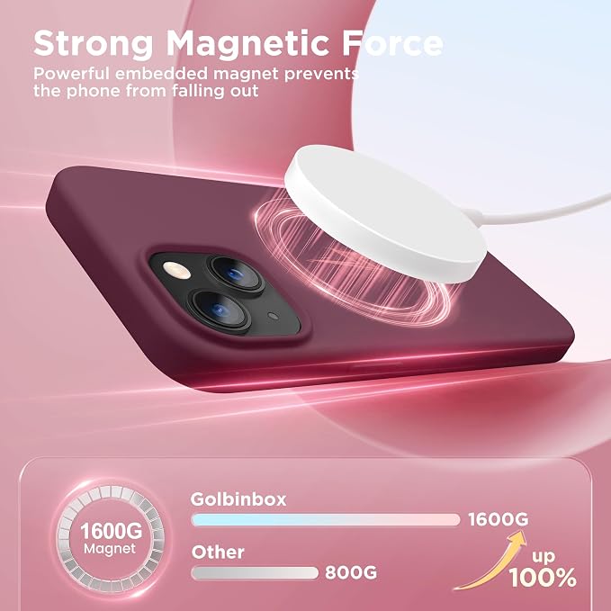 GolbinBox Magnetic for iPhone 13 Case & iPhone 14 Case, Compatible - Image 3