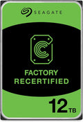 Seagate 12TB IronWolf NAS SATA Hard Drive 6Gb/s 256MB Cache 3.5-Inch Internal by Amazon+Renewed