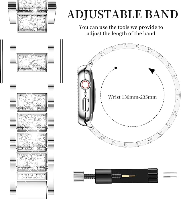 Mosonio Compatible with Apple Watch Band 38mm 40mm 41mm 42mm 44mm 45mm 46mm - Image 6
