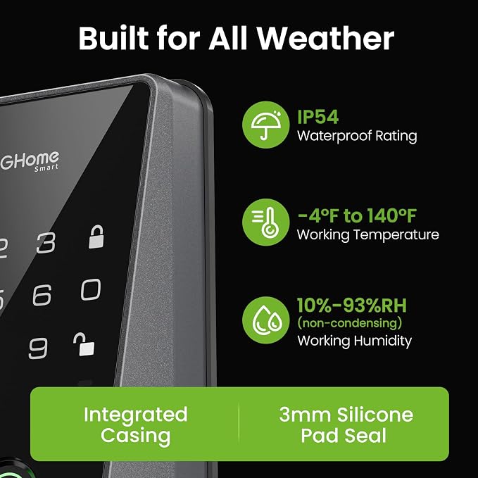 GHome Smart WiFi Deadbolt Locks - Image 7