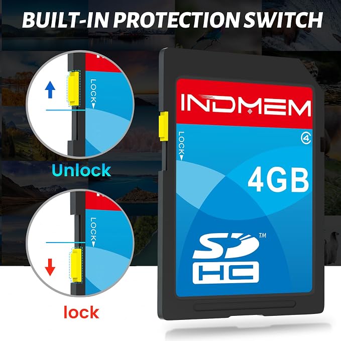 SD Card 4GB, 10 Packs Class 4 4GB Flash Memory Card MLC Standard Secure Digital - Image 2