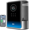DREO 8L Smart Humidifier Large Room 600ft², HM717S, 80H Runtime Supersized Warm and Cool Mist Humidifiers for Bedroom Baby, 28dB Quiet Air Humidifier for Plants Indoor, Home, Whole House, Silver by DREO
