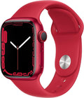 Apple Watch Series 7 Red Aluminum Case by Amazon+Renewed