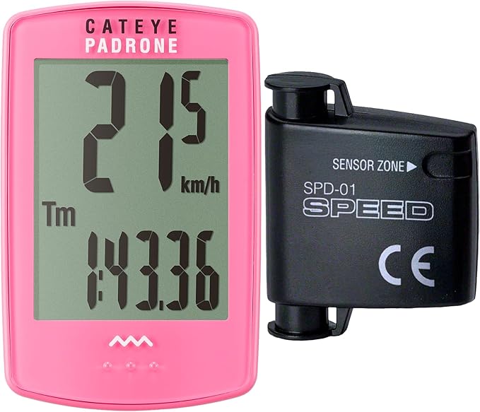 CATEYE Padrone Wireless Bike Computer – Oversized Display Cyclocomputer by CATEYE