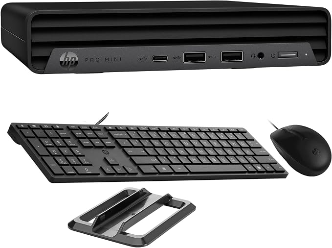 HP Prodesk 400 Mini PC, i7-12700T, 16GB DDR4 RAM, 512GB SSD, Windows 11 Pro | Ultra-Compact & Silent Design Desktop Computer for Business, 3X 4K Display Support, Wired Keyboard & Mouse & Stand - Image 5