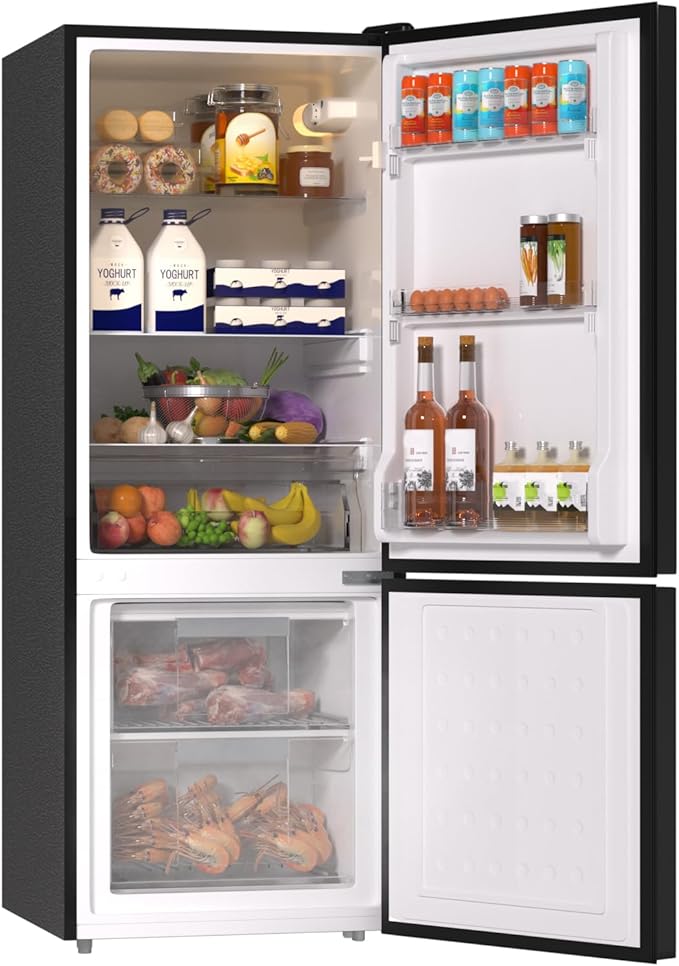 Apartment 7.1 Cu.Ft Refrigerator with Bottom Freezer Silver | Office Fridge with Bottom Freezer, Large Capacity, Energy Saving, Adjustable Thermostat, Low Noise - Image 9