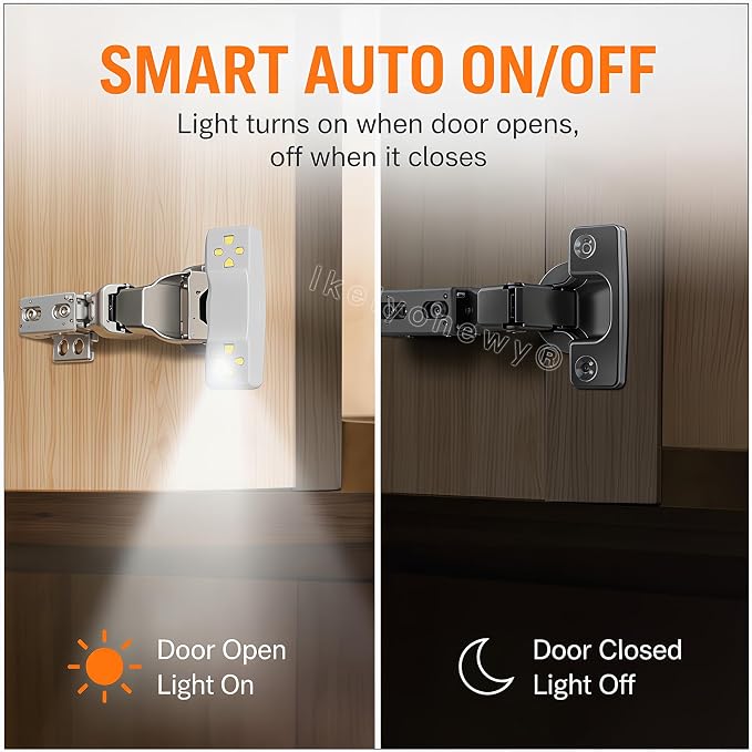 Hinge Led Sensor Light for Kitchen Cabinet Cool White Universal Intelligent - Image 3