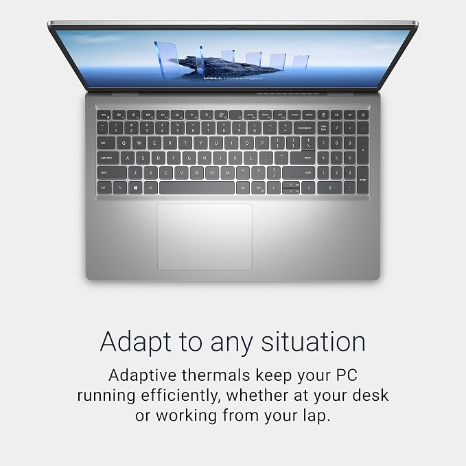 Dell 15.6 Laptop, FHD, Intel Core i7 1355U, 16GB RAM, Windows 11 Home | 250 nits Anti-Glare IPS, Intel UHD Graphics, DDR5, 512GB SSD, Backlit Keyboard, Wi-Fi 6, Business Ready, DC15250 - Image 5