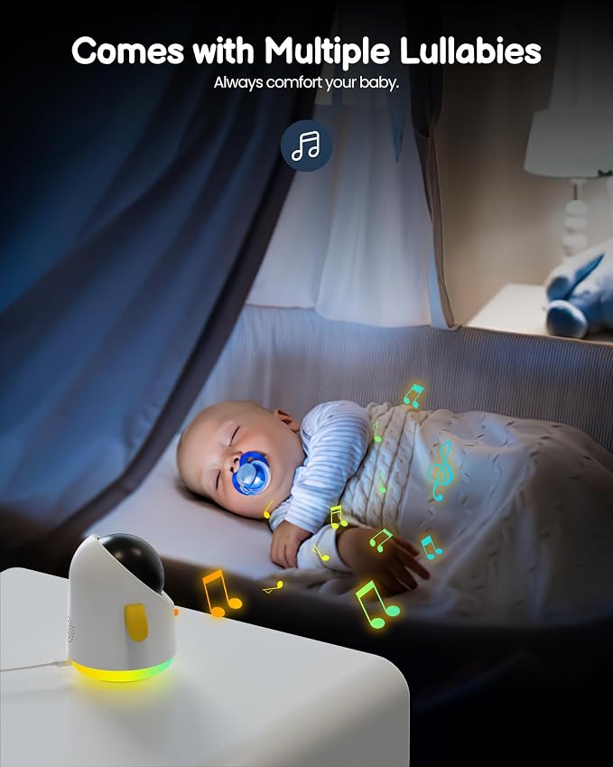 Baby Monitor with 2 Cameras and Audio WiFi/No WiFi: Baby Monitor WiFi - Image 8