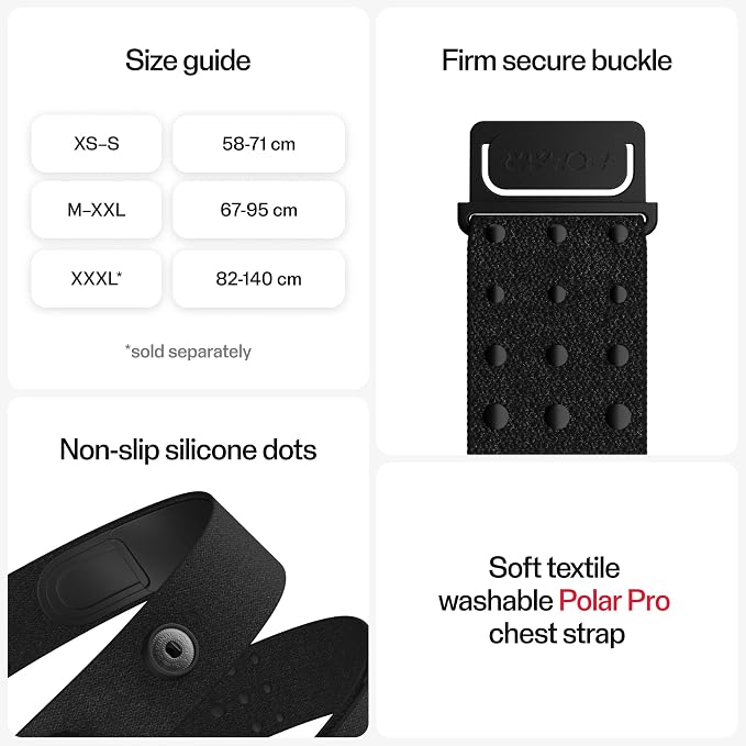 Polar H10 Heart Rate Monitor Chest Strap - Image 5