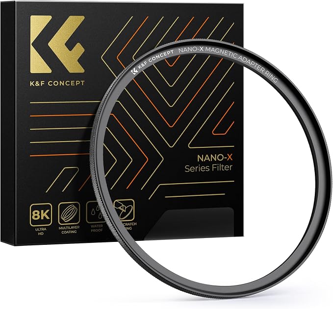K&F CONCEPT 52-77mm Magnetic Filter Adapter Ring, by KFCONCEPT