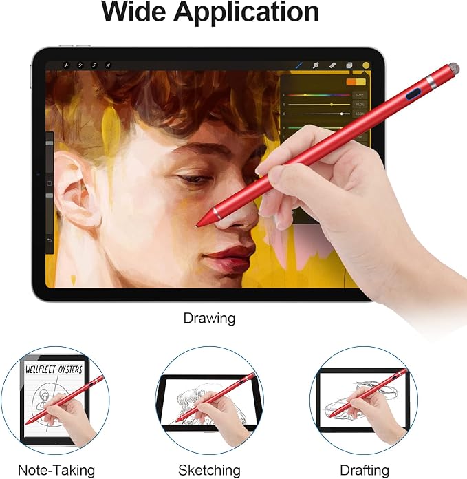 Active Stylus Pens for Touch Screens, Active Pencil Smart Digital Pens Fine - Image 6