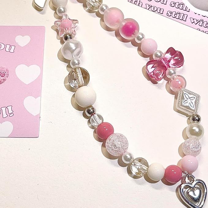 Beaded Camera Wrist Strap Cute Digital Camera Charm Lanyard, Phone Wristlet - Image 5