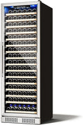 ROVSUN 24'' Wine Cooler Refrigerator, 171 Bottles Wine Fridge with Professional Temperature Control System, Large Capacity Built-in Wine Cellar with Touch Panel Control for Wine Enthusiast, Restaurant by ROVSUN