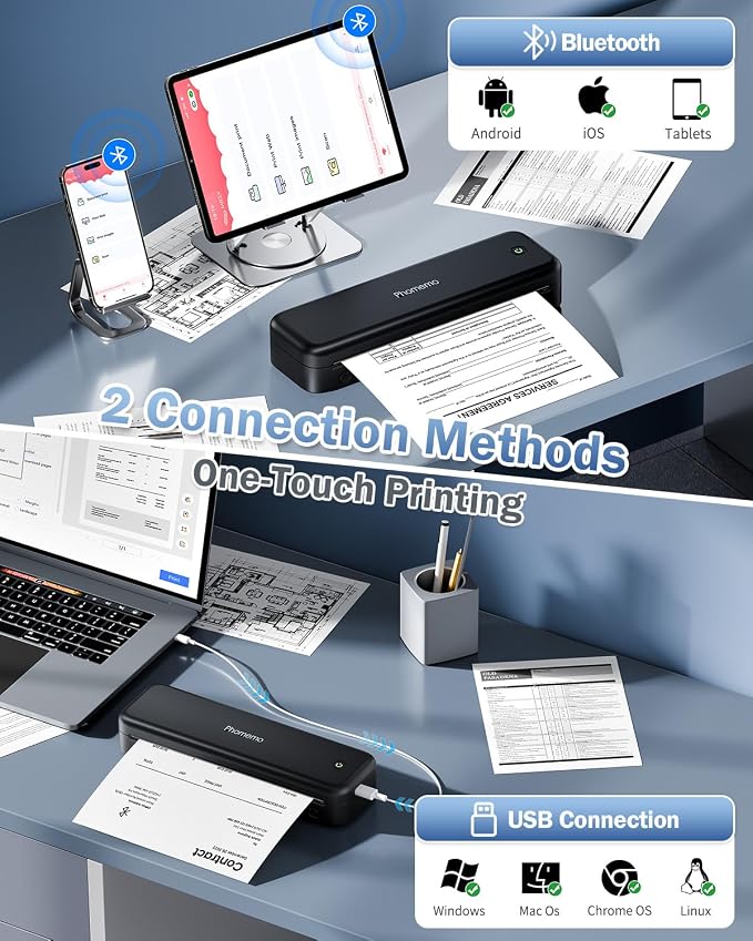 Phomemo M834 Portable Printer Wireless - Image 4
