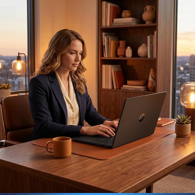 HP 2026 17.3” HD Laptop for Work & Home – 13th Gen Intel i5 Performance with Office 365 for The Web,12GB RAM 256GB SSD, Wi-Fi 6, Windows 11 Pro, Jet Black with Docking Station - Image 9
