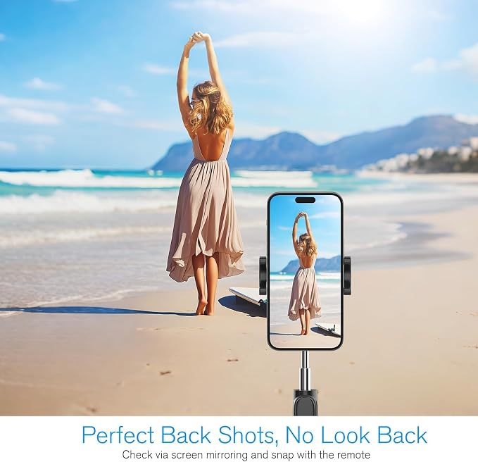 LUCKSKY Vlog Selfie Monitor Screen iPhone, 4K 60fps Recording, Wireless Screen - Image 3
