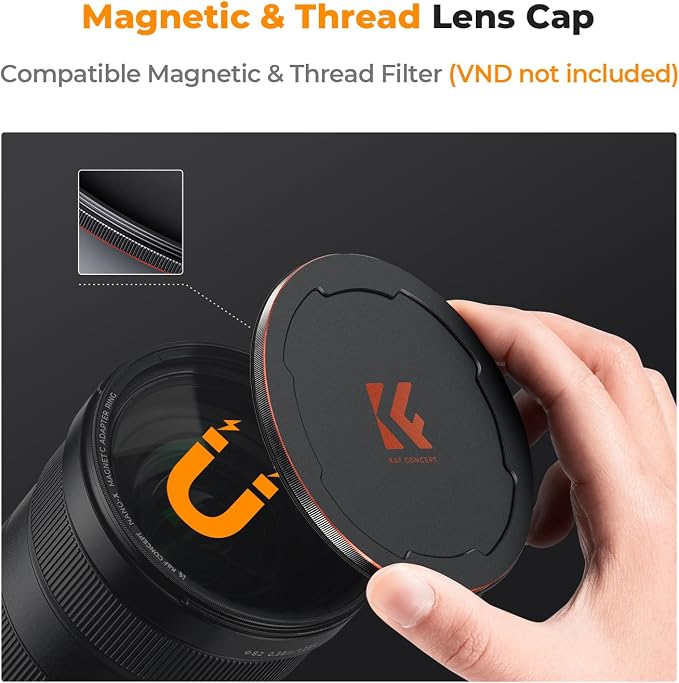 K&F CONCEPT 77mm Magnetic CPL+ND8+ND64+Magnetic Basic Ring+Lens Cap Camera Lens - Image 3