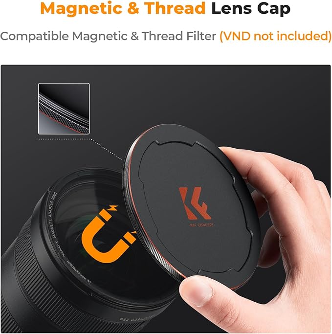 K&F CONCEPT 49mm Magnetic CPL+ND8+ND64+Magnetic Basic Ring+Lens Cap Camera Lens - Image 3