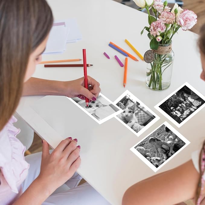 16 Rolls Kids Camera Instant Print Refill Paper Set, Phetium HD Printing - Image 5