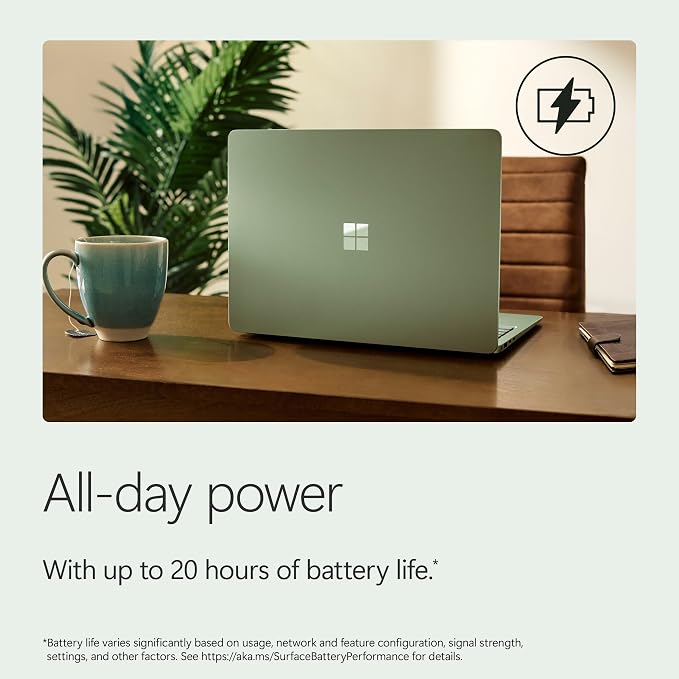 Microsoft Surface Laptop (2026), 13.8-inch Premium Performance Laptop, Snapdragon X2 Elite Processor, Touchscreen Display, 16GB RAM, 1TB SSD Storage, Windows 11 Copilot+ PC Built for AI, Jade - Image 3