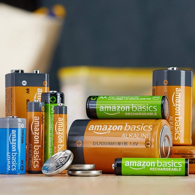 Amazon Basics 16-Pack Rechargeable AAA NiMH Batteries, 800 mAh, Low - Image 6