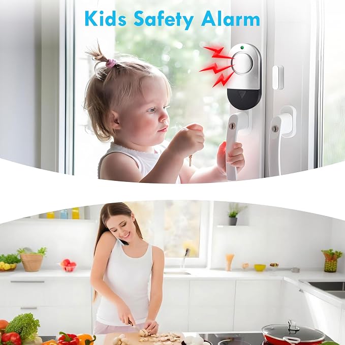Door Window Alarm, 120DB Window Alarms - Image 4