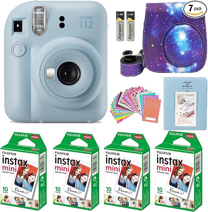 Fujifilm Instax Mini 12 Instant Camera Pastel Blue by FUJIFILM