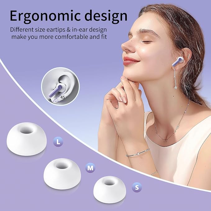 Wireless Earbuds, 2025 New Bluetooth 5.3 Headphones with LED Power Display, HiFi Stereo Deep Bass 48H Playtime 4 ENC Noise Cancelling Mic, in Ear Earphones IP7 Waterproof for Sport Walk - Image 5