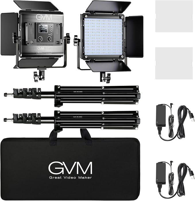 GVM 800D RGB Led Video Light, 40W Photography Lighting Led Panel Light - Image 9