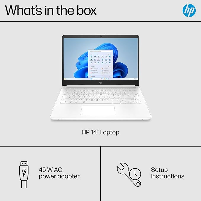 HP Essential 2026 Laptop, Office 365, Copilot AI, 8GB RAM, Intel Processor | Windows 11 Home S, WiFi 6 & Bluetooth, Camera, Fast Charge, Longtime battery life, Portable Design for Office & Student - Image 8