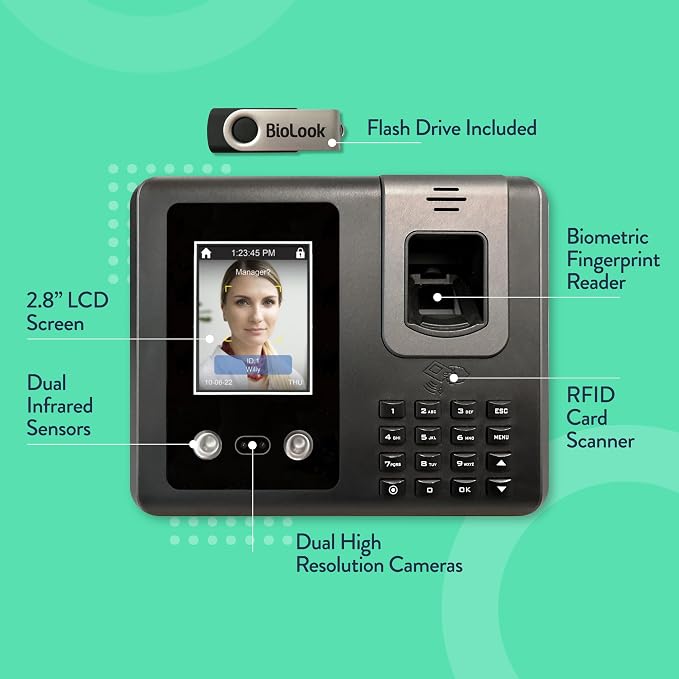 Acroprint Face Recognition Time Clock - Image 5