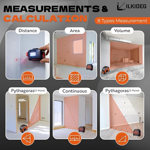 4-in-1 Digital Laser Tape Measure - Image 6